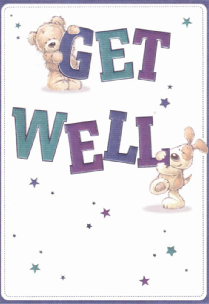 This card is a vibrant celebration of hope and encouragement, brought to life through the heartening illustrations of a teddy bear and a playful puppy-images as warm as any greeting from a neighbour in Crayford. Spirited stars swirl around the friends, as if scattering positivity and good wishes into every corner of the scene. The lettering is big and lively, awash in purples and aquas that anchor the design in cheerful reassurance. There's a tactile allure in the rendered fur details-the soft fuzziness of the bear, the smooth, gentle ears of the puppy-which makes the image all the more inviting. The overall feeling is buoyant yet sincere, echoing the atmosphere of a Crayford street waking up to a sunny morning. Picture this card arriving alongside a lush bouquet from Crayford Florist, the dual gesture offering a rush of cheerful comfort and care. Here, the artistry evokes not just visual delight but the familiar tenderness that comes from a supportive community.
